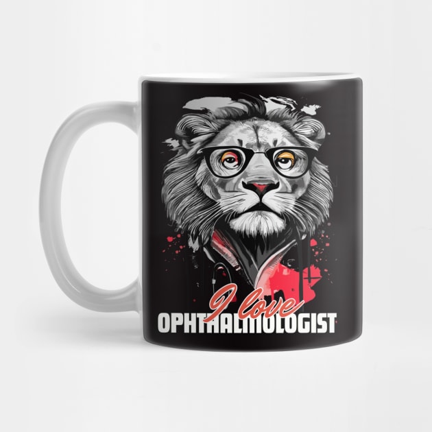 I love Ophthalmologist lion brafdesign by Brafdesign